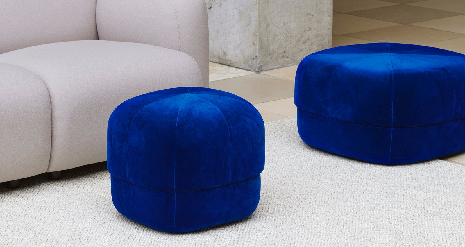  Circus Pouf Duo