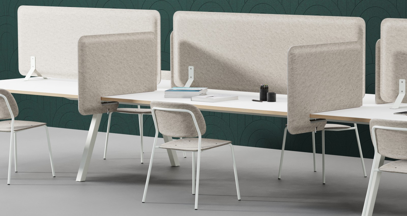 AK 3+4 PET Felt Workplace Dividers