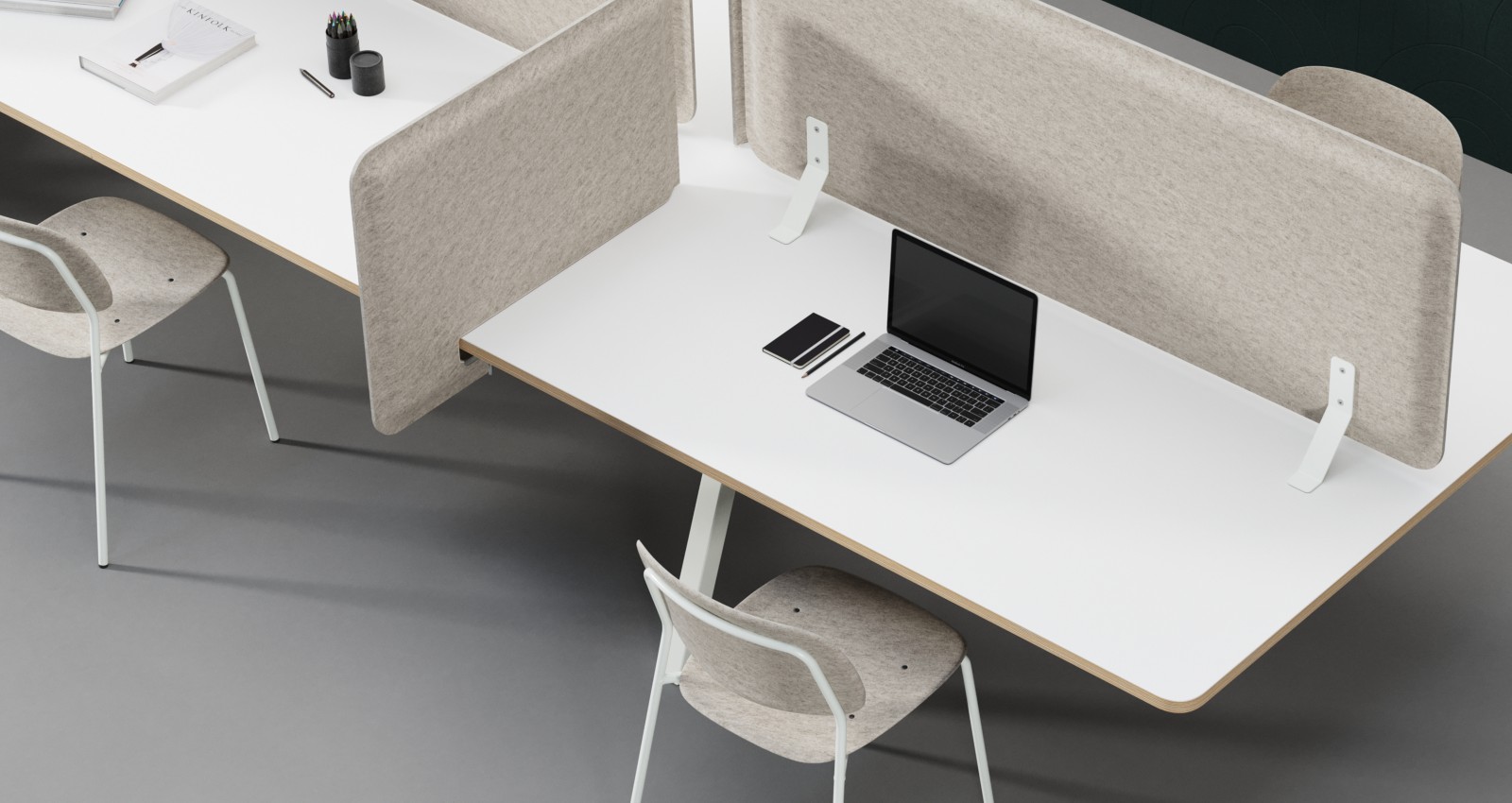 AK 3+4 PET Felt Workplace Dividers