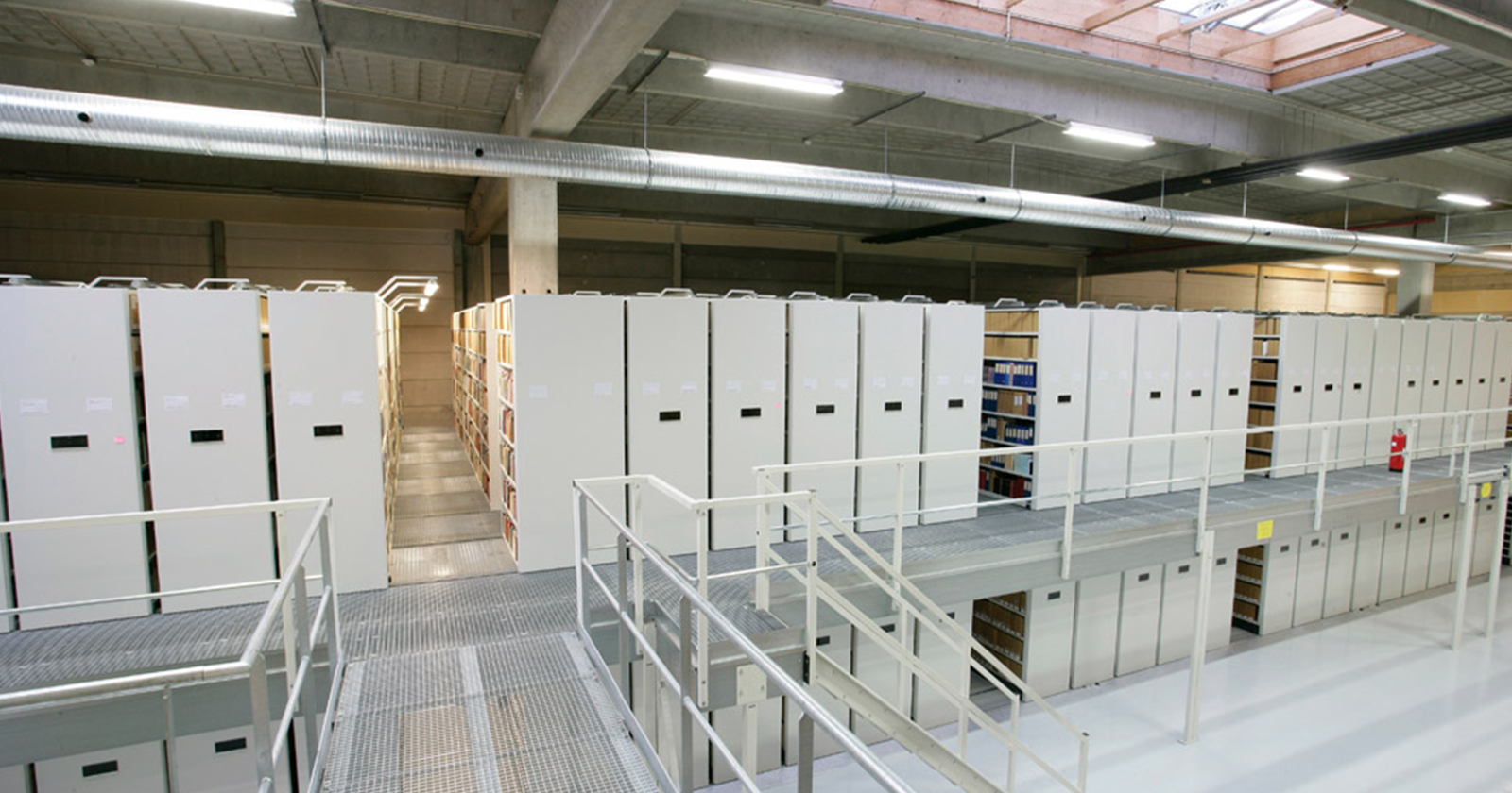 Double Decker Mobile Shelving