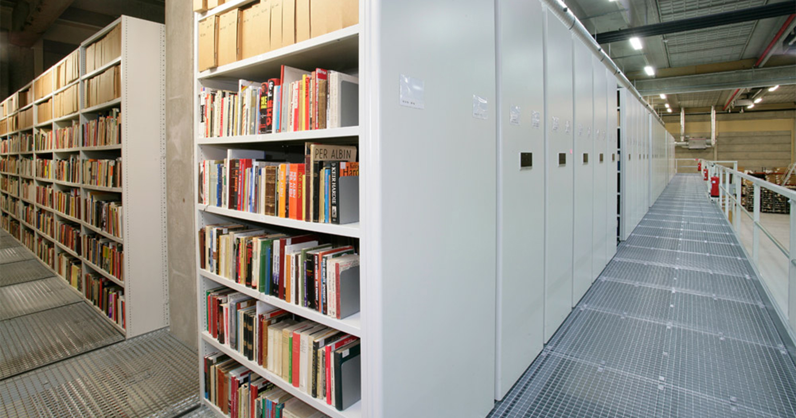 Double Decker Mobile Shelving