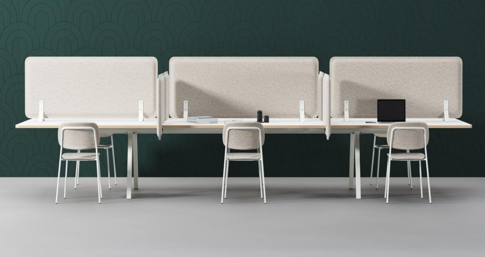 AK 3+4 PET Felt Workplace Dividers