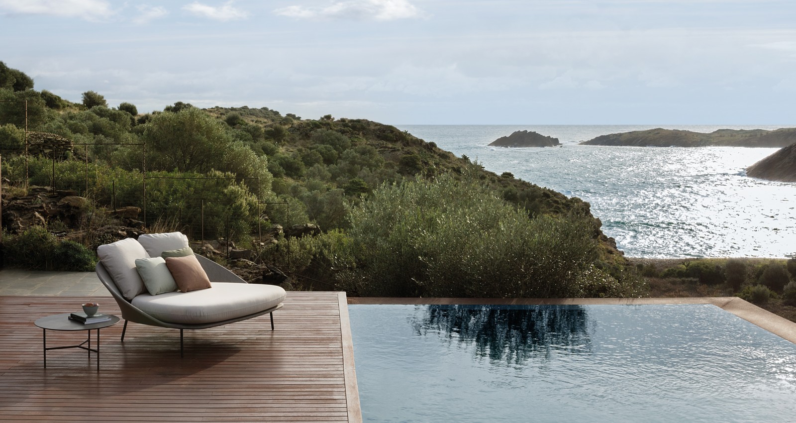 Twins double chaise longue